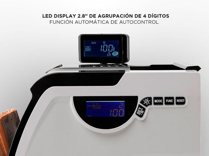 Contadora De Billetes Gadnic Detector Falsos Display Led Outlet - 3