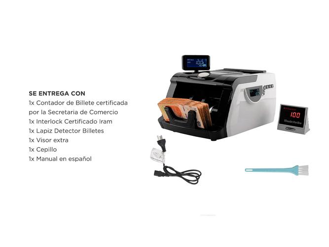 Contadora De Billetes Gadnic Detector Falsos Display Led - 6