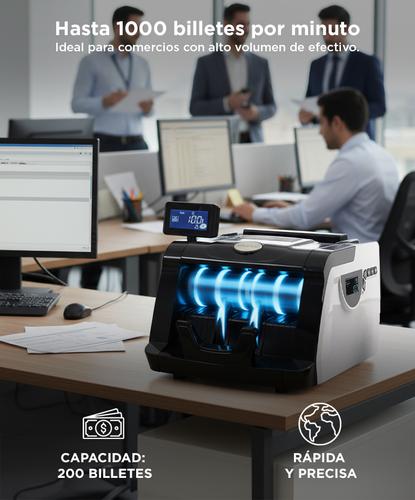 Contadora De Billetes Gadnic Detector Falsos Display Led - 4