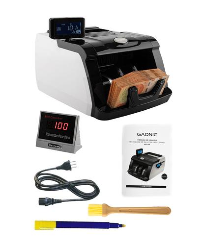Contadora De Billetes Gadnic Detector Falsos Display Led - 6