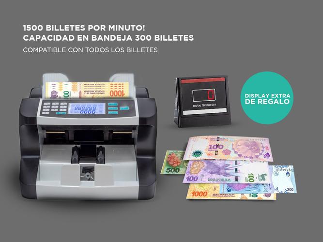 Contador De Billetes Gadnic MC-31 Profesional 1500 Billetes X Min Usado - 2