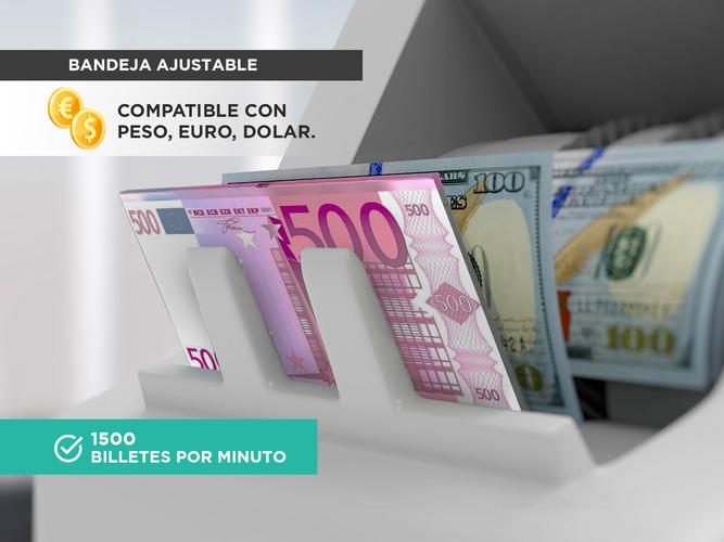 Contador De Billetes Gadnic MC-31 Profesional 1500 Billetes X Min Usado - 4
