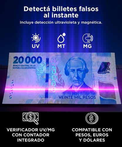 Contador De Billetes Gadnic MC-31 Profesional 1500 Billetes X Min - 2