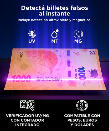Contador De Billetes Gadnic MC-31 Profesional 1500 Billetes X Min Outlet - 2