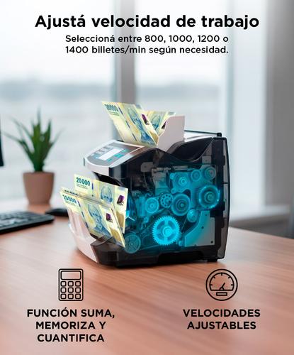 Contador De Billetes Gadnic MC-31 Profesional 1500 Billetes X Min - 3