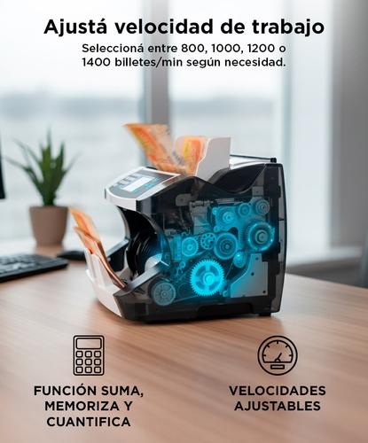 Contador De Billetes Gadnic MC-31 Profesional 1500 Billetes X Min Outlet - 3