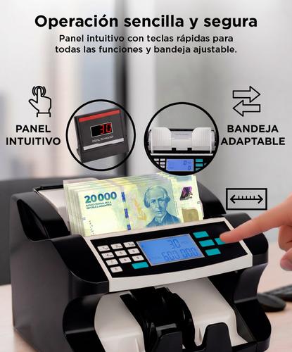 Contador De Billetes Gadnic MC-31 Profesional 1500 Billetes X Min - 4