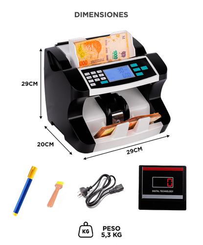 Contador De Billetes Gadnic MC-31 Profesional 1500 Billetes X Min - 5