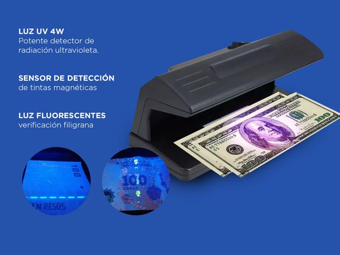 Detector de Billetes Falsos Gadnic Con Detección UV - 2