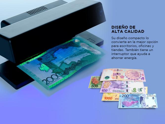 Detector de Billetes Gadnic Con Tecnología UV 4W - 2