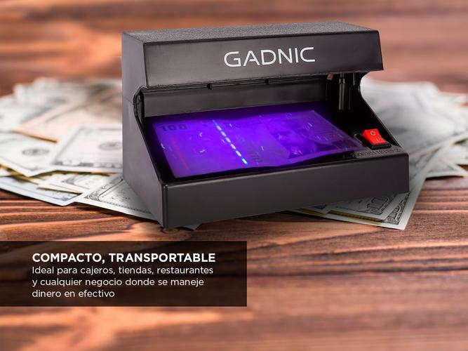 Detector de Billetes Falsos Gadnic Money35 Detección Ultravioleta Usado - 3