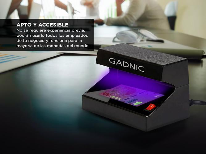 Detector de Billetes Falsos Gadnic Money35 Detección Ultravioleta Usado - 4