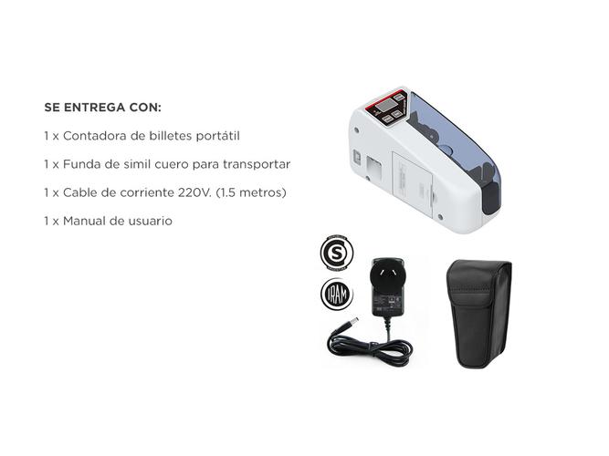 Contadora de Billetes Gadnic Portátil Detecta Billetes Falsos - 5