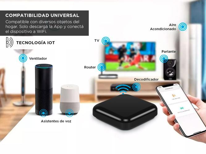 Control Remoto Infrarrojos Gadnic Inteligente Wi-Fi Alexa Google Home Tuya - 2