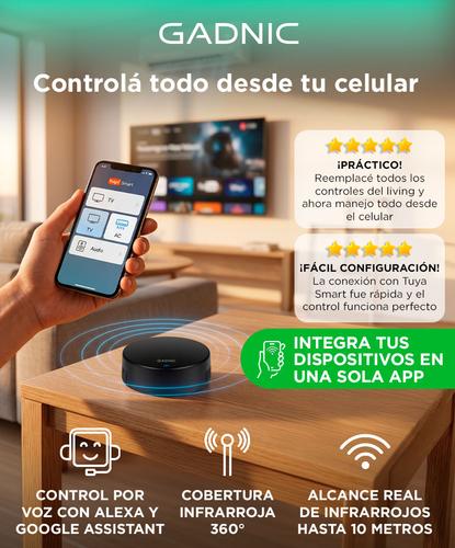 Control Remoto Inteligente Gadnic WiFi Infrarrojo Control Por Voz Alexa Y Google Assistant App Tuya Smart IR RF  - 1