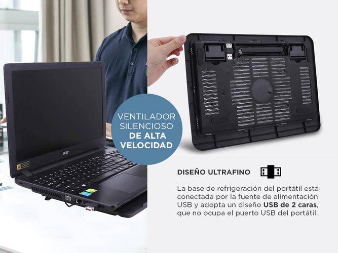 Cooler Notebook GADNIC Base Refrigerante USB 14 Usado - 2