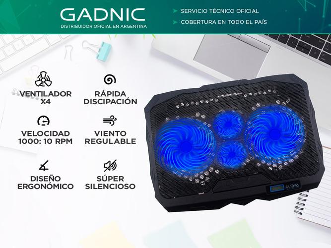 Base Cooler Para Notebook Gadnic 5.5W - 1