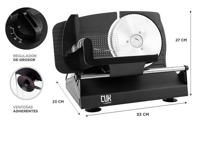 Cortadora de Fiambre Gadnic Slice Pro Cuchilla Reforzada 190mm 120w - 4