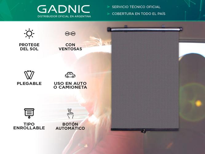 Cortinas Parasol Para Auto Roller Gadnic LAO01 Persiana Protector Solar - 1