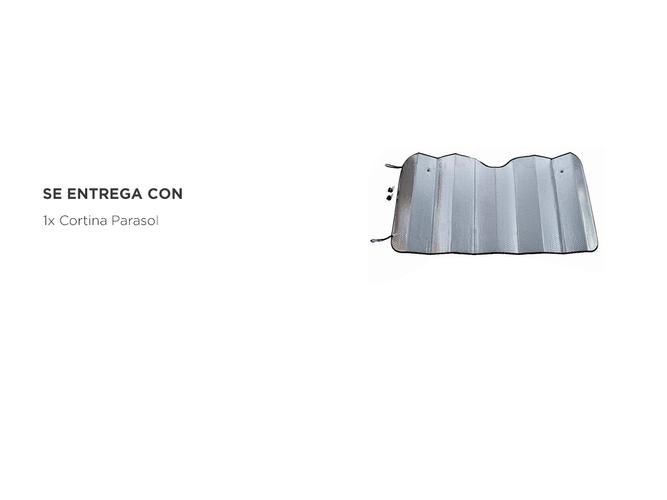 Cortina Parasol Metalizada Parabrisas Gadnic 70x140cm - 4