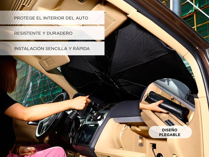 Parasol Tipo Paraguas Gadnic Protección Rayos UV Auto Camioneta SUV 78X140cm - 2