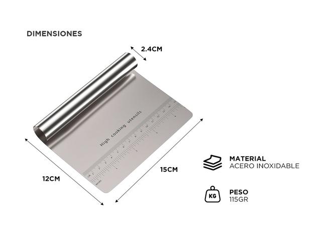 Raspador Cortador de Cocina Gadnic con Escala de Medición - 4
