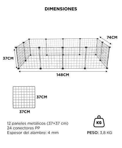 Corral Jaula Gadnic Pequeñas Mascotas - 5