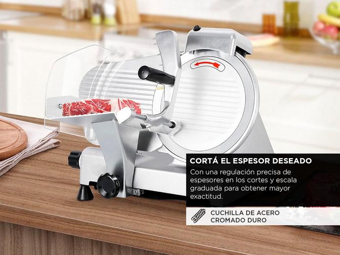Cortadora de Fiambre Dynam-h Systel CF300 300mm Aluminio Fiambreria Almacen - 2
