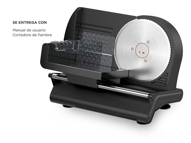 Cortadora de Fiambre Moretti Home-190 Cuchilla Acero Inoxidable 190mm 120w - 4