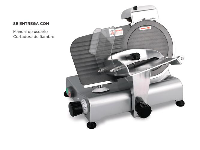Cortadora de Fiambre Moretti Black 220 Cuchilla Italiana Acero Inoxidable 220mm - 4