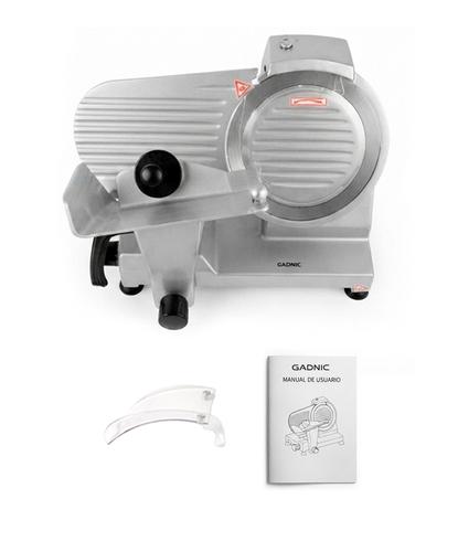 Cortadora De Fiambre Eléctrica Gadnic 400W Disco 190mm Espesor Regulable 0 A 15mm Acero Inoxidable Base Antideslizante 220V 50Hz - 6