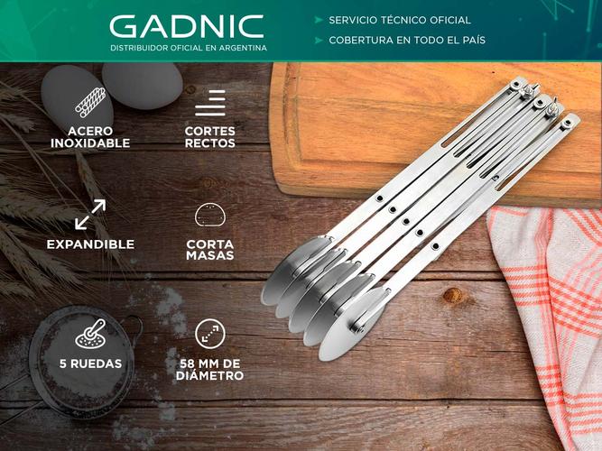 Cortador De Masa de 5 Ruedas Gadnic Cut1 Multifuncional - 1