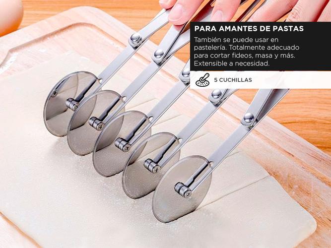Cortador De Masa de 5 Ruedas Gadnic Cut1 Multifuncional - 2