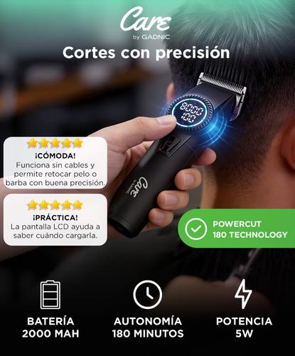 Máquina Cortadora de Pelo Care By Gadnic 5W Batería Recargable 2000 mAh Autonomía 180 Minutos - 1