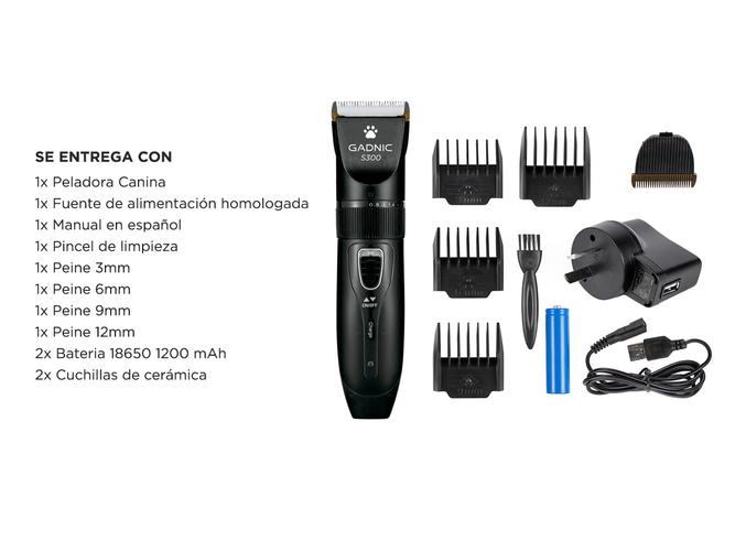 Máquina De Cortar Pelo Para Perros Gadnic S300 Regulable - 6