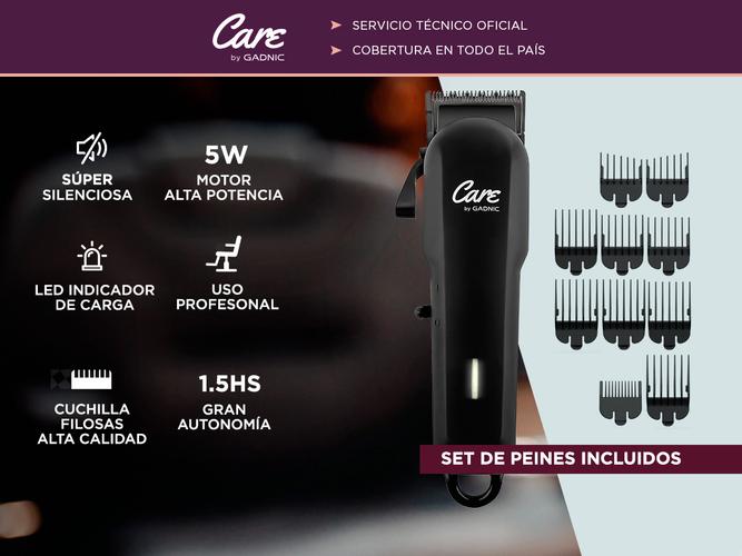 Set 3 en 1 Tijera Pulir Navaja + Cortadora de Pelo Recargable CARE + Cortadora de Pelo Patillera Gadnic - 1