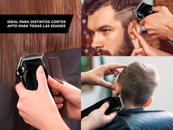 Máquina de Cortar Pelo Care By Gadnic S2000 Profesional Peines Accesorios Usado - 4