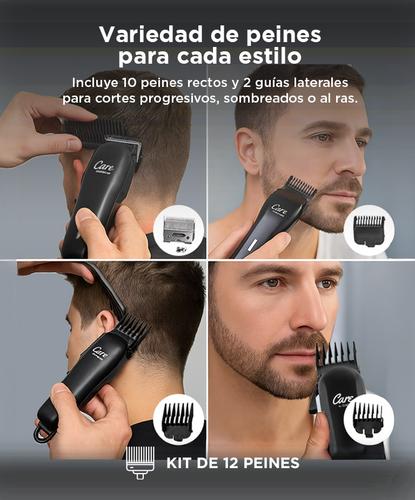 Máquina de Cortar Pelo Care By Gadnic S2000 Profesional Peines Accesorios Usado - 3