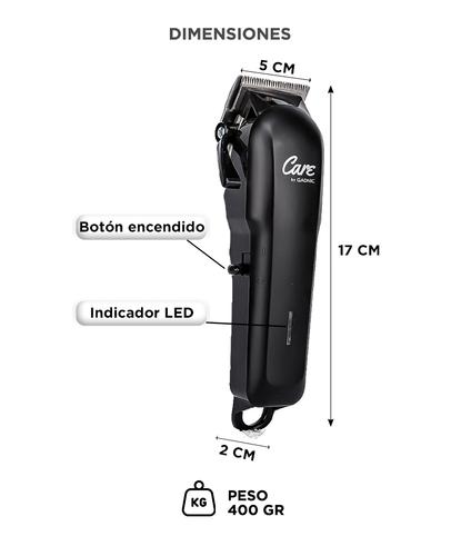 Máquina de Cortar Pelo Care By Gadnic S2000 Profesional 8 Peines  Accesorios - 5