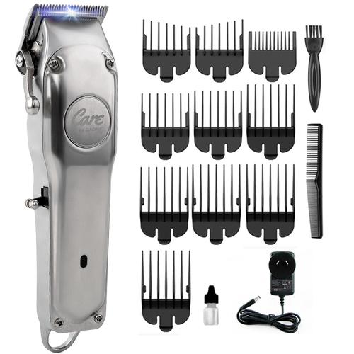 Máquina de Cortar Pelo Gadnic S3000 Acero Inoxidable Uso Profesional 39w Recargable  8 Peines - 0
