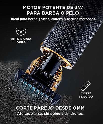Máquina de Cortar Pelo Gadnic T900 Patillera Uso Profesional Recargable  3 Peines - 2