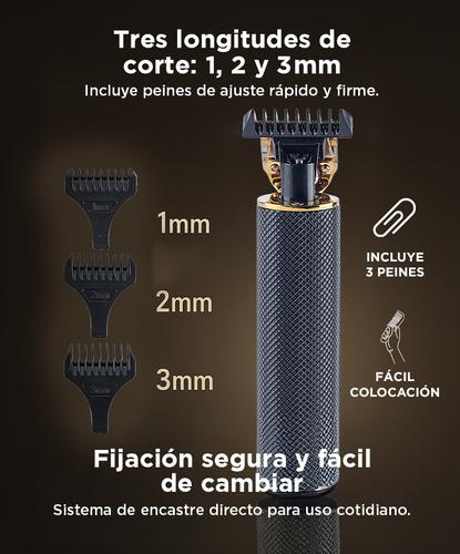 Máquina de Cortar Pelo Gadnic T900 Patillera Uso Profesional Recargable  3 Peines - 3