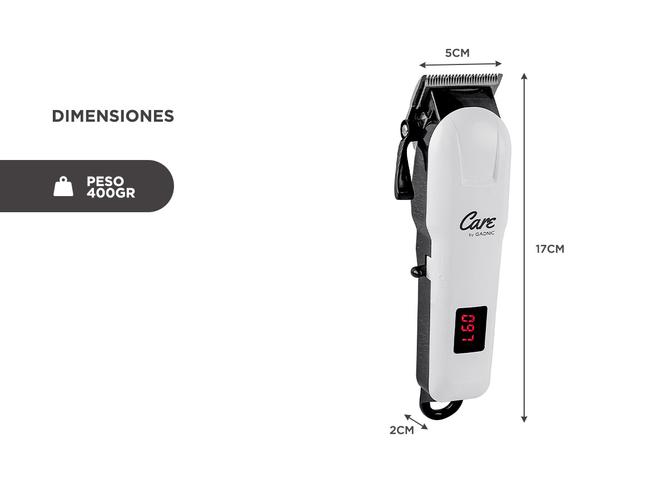 Máquina de Cortar Pelo Gadnic S2000 Inalámbrica Profesional 10 Peines  Accesorios  Usado - 5