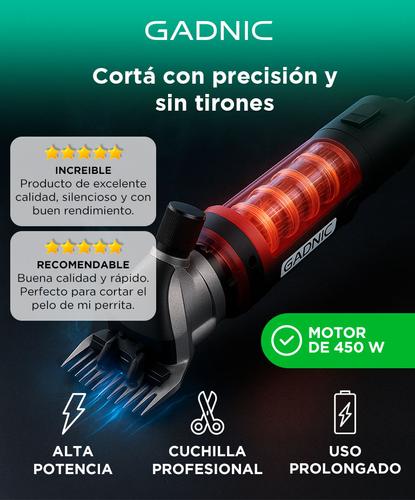 Esquiladora Gadnic S900 Dual Para Animales 500W  Cuchilla Adicional Outlet - 1