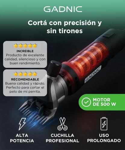 Esquiladora Gadnic S900 Dual Para Animales 350W  Cuchilla Adicional - 1