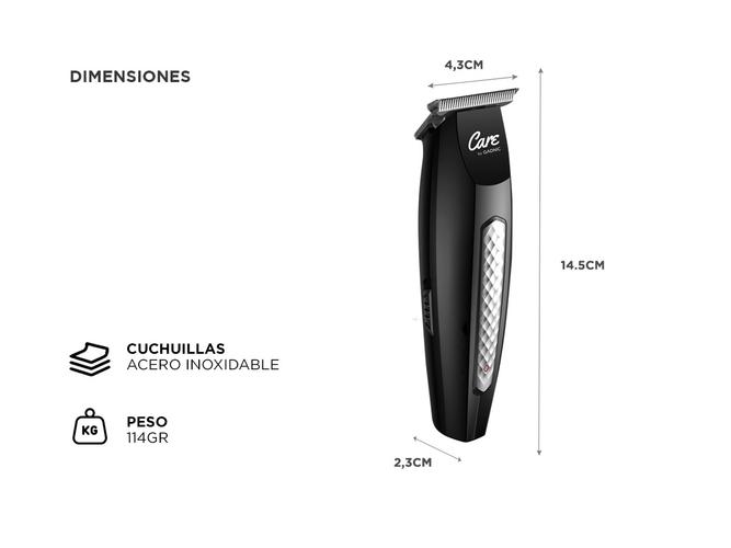 Máquina de Cortar Pelo Gadnic T900 Patillera Uso Profesional  - 5