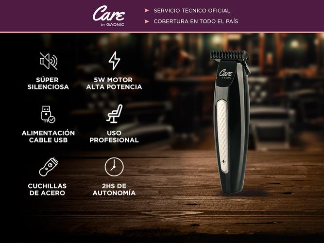 Máquina de Cortar Pelo Gadnic T900 Patillera Uso Profesional  Usado - 1