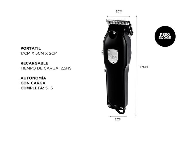Maquina De Pelo Care By Gadnic CP8000 Profesional 10 Peines  Accesorios  - 5