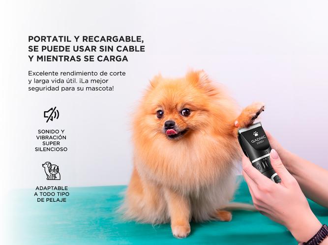 Máquina De Cortar Pelo Para Perros Gadnic S500 Regulable Portátil Y Recargable Usado - 2