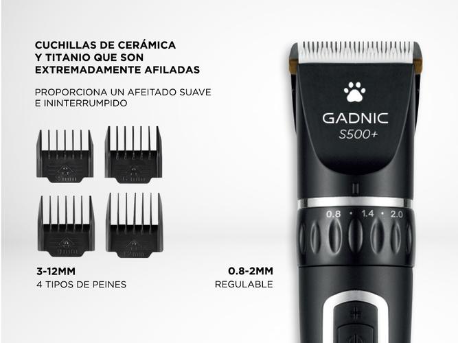 Máquina De Cortar Pelo Para Perros Gadnic S500 Regulable Portátil Y Recargable Usado - 3